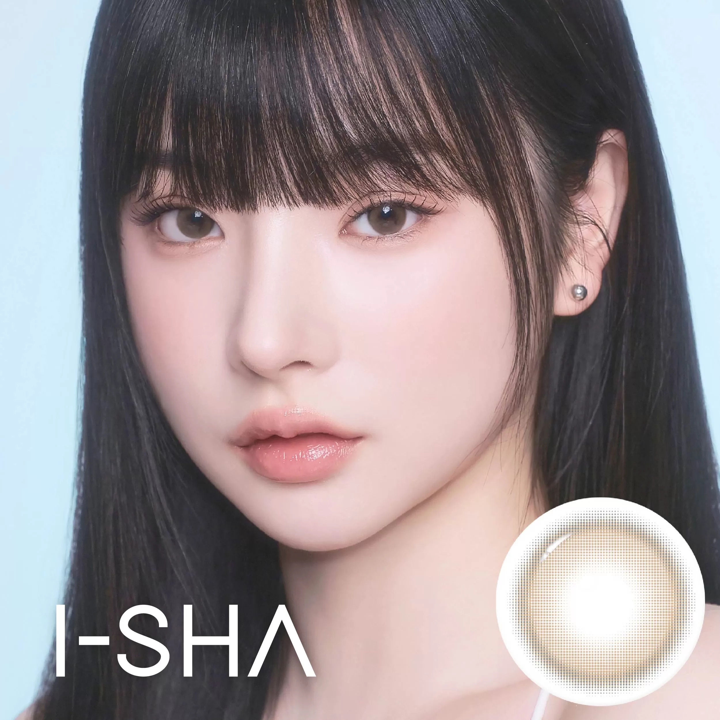 I-SHA 愛依莎 Oriana Ariel Series 彩色月拋1片裝-Brown 艾莉棕