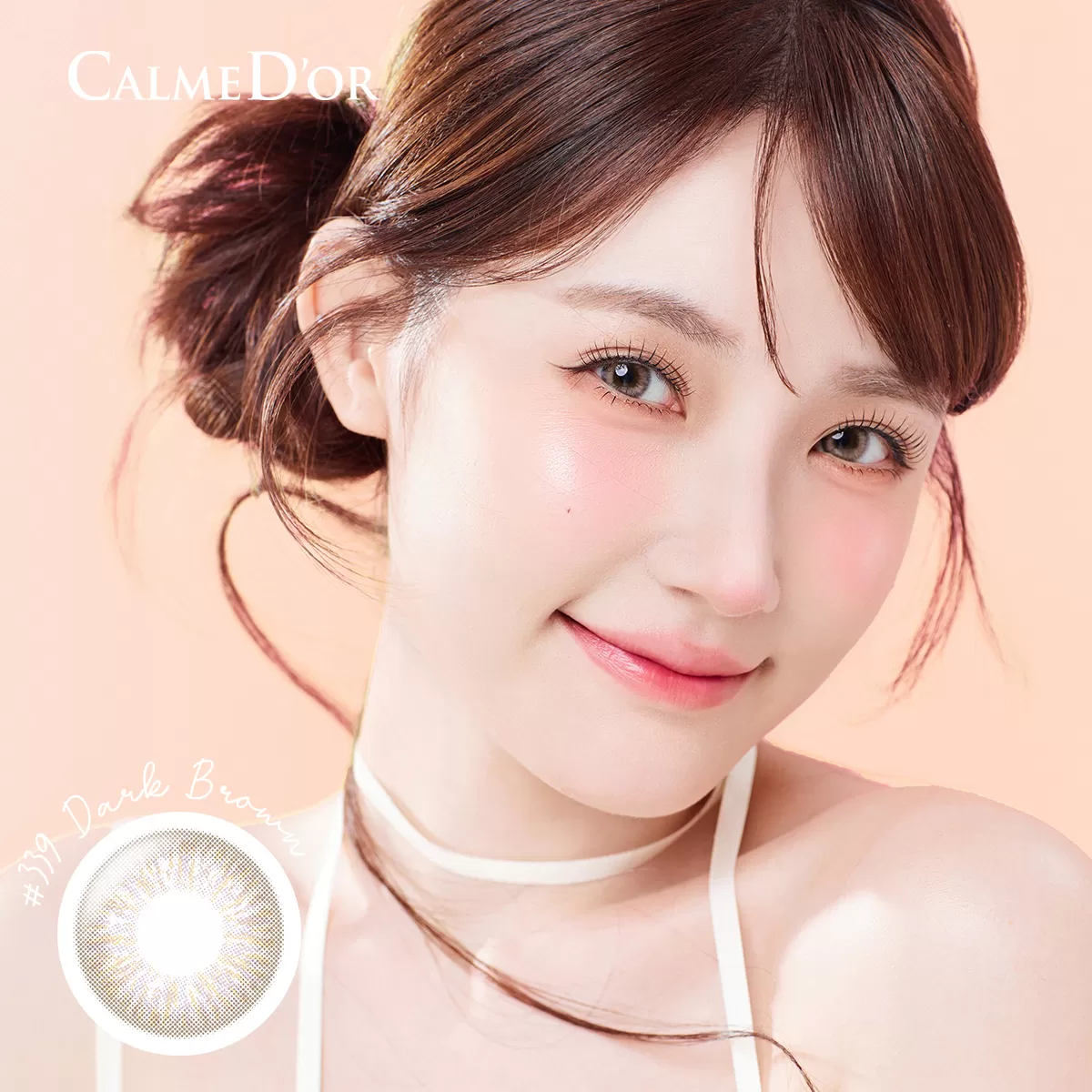 CALMED'OR曦迪彩色月拋1片裝-S0339深棕