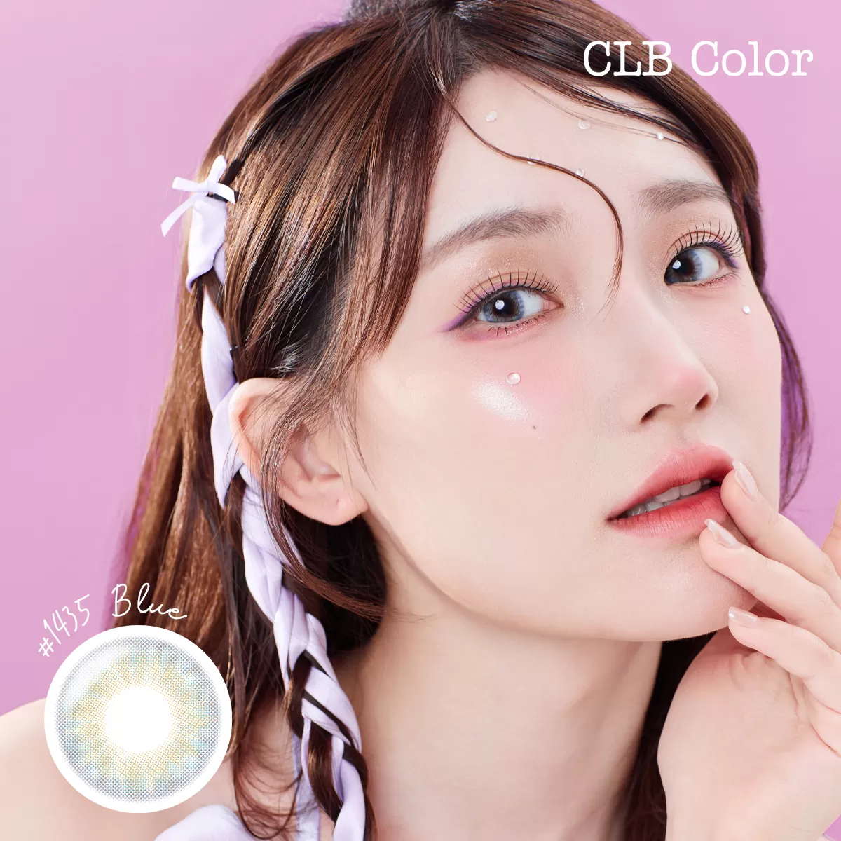 CLB Color波斯霓彩彩色月拋1片裝-L1435海之藍