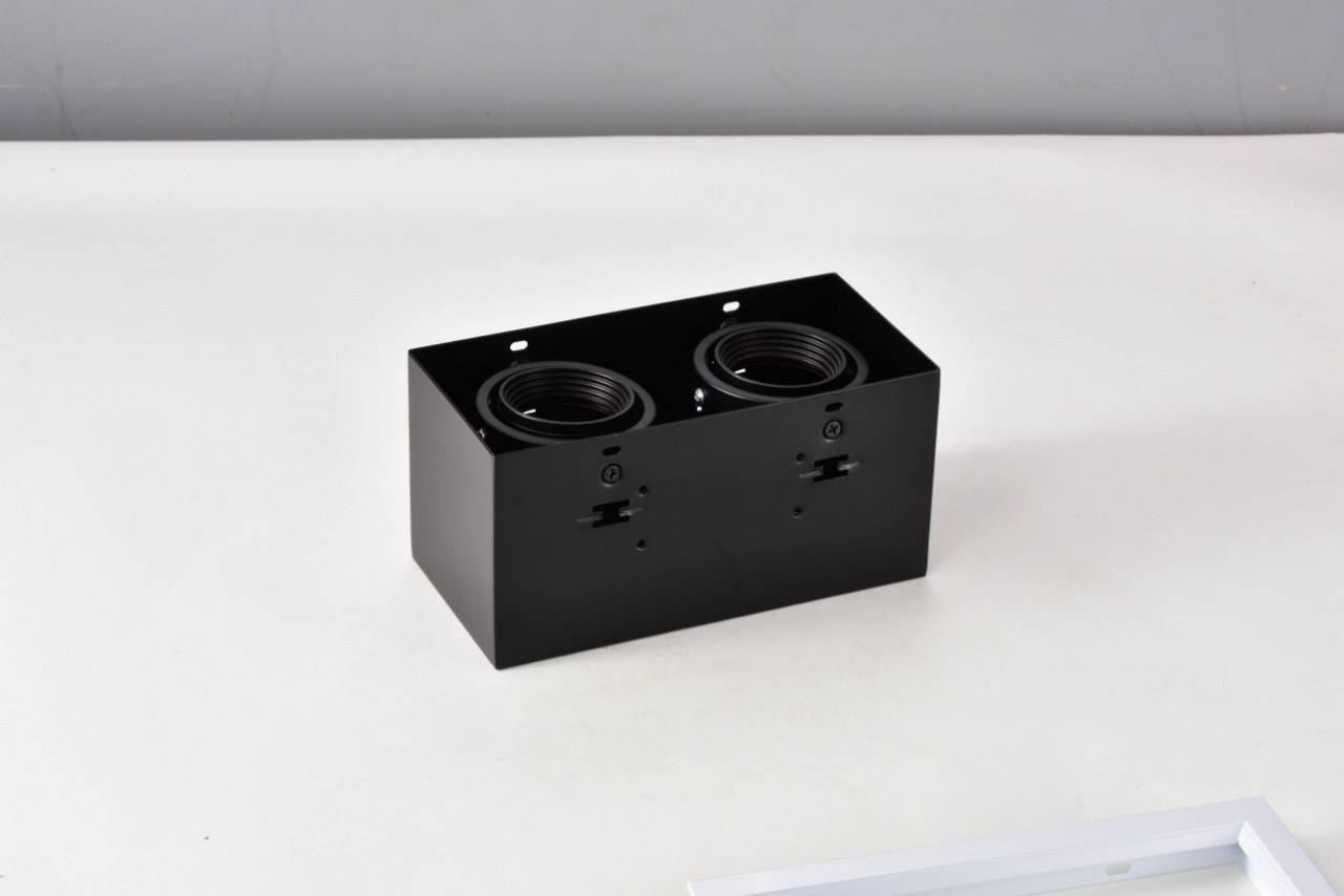 MR16旋轉式雙燈無邊盒燈空台