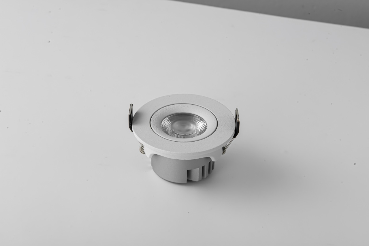 LED 6W 內弧式投射崁燈/砂黑/砂白