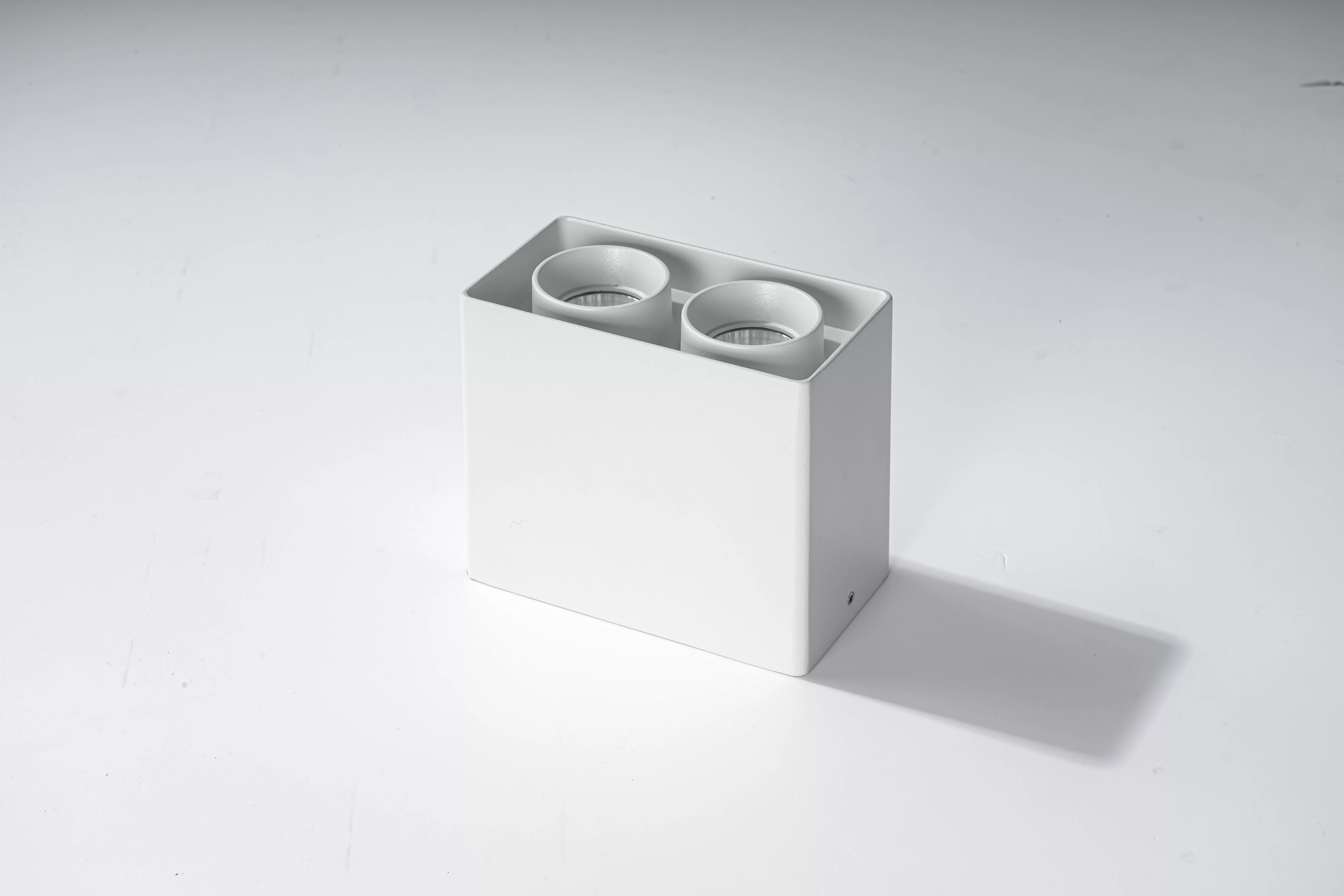 LED 10W雙頭方形細邊吸頂燈