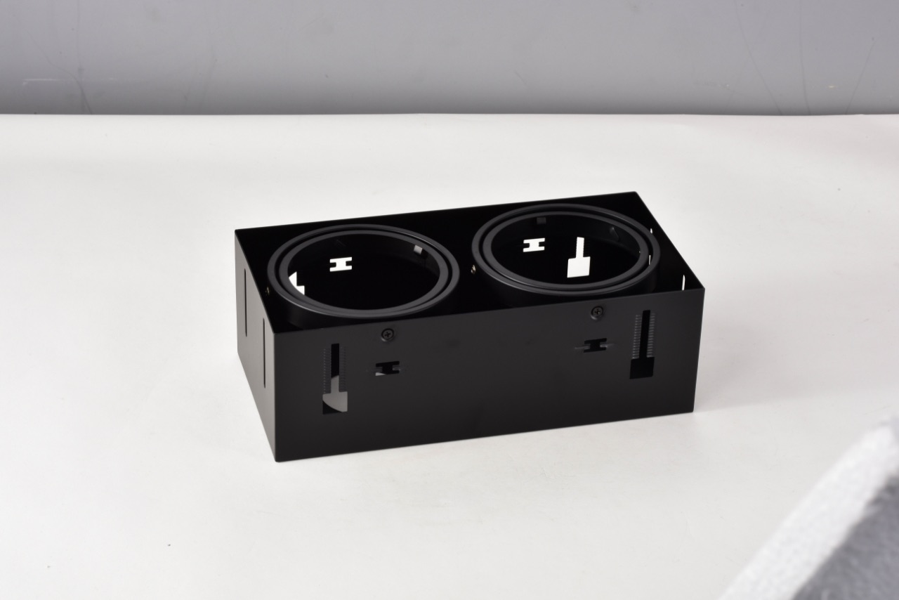 AR111 雙燈無邊盒燈殼