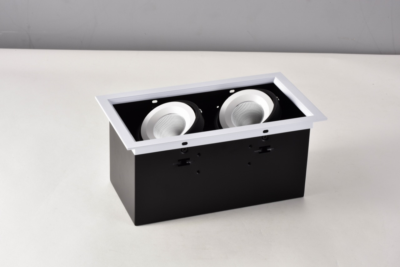 LED 15W AR80 壓鑄模組砂白1*2有邊盒燈