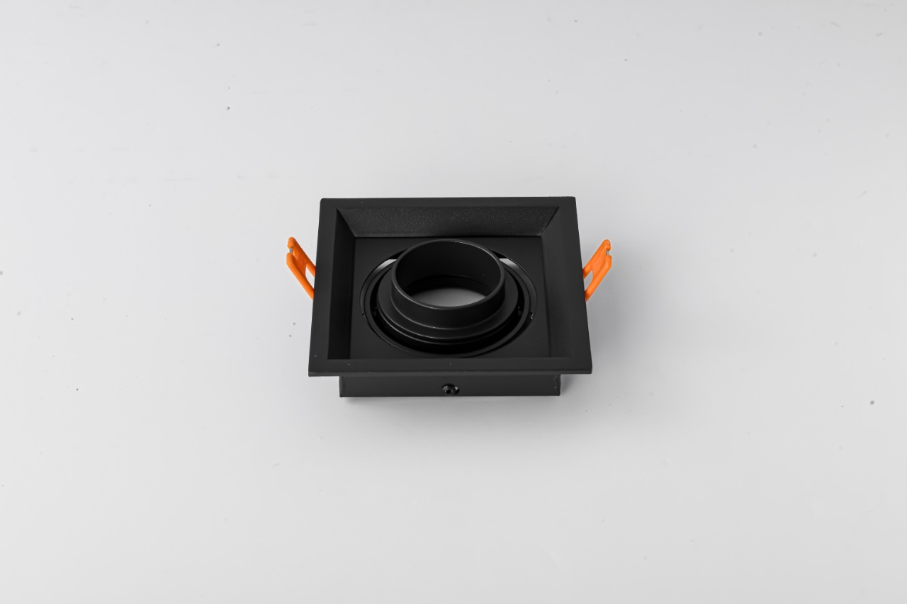 前置式單孔盒燈面環黑殼