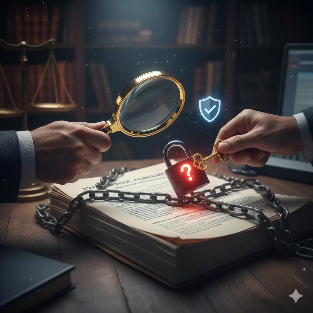 【律師深度解析】加盟必看：總部「7大陷阱」與「高額違約金」避雷指南！