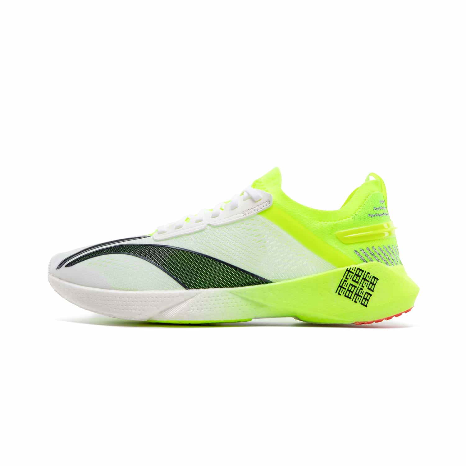 天馬男子專業競速跑鞋 - 標準白/螢光亮綠