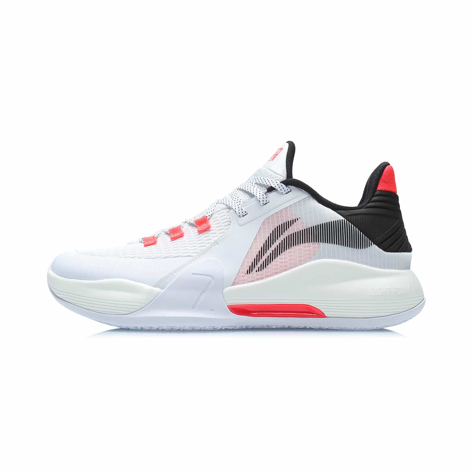 閃擊VII 實戰籃球鞋 - 標準白/螢光焰紅