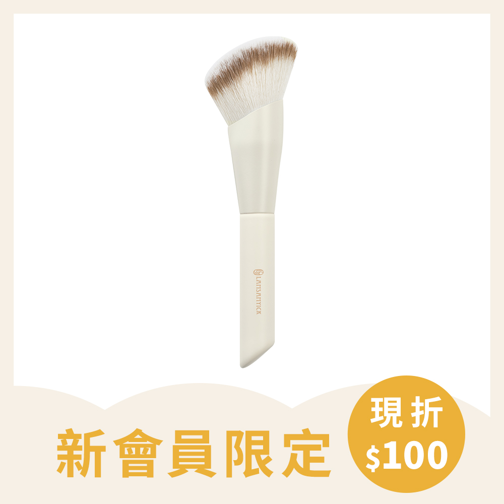 【官網新會員獨享】小水滴粉餅刷(米白)