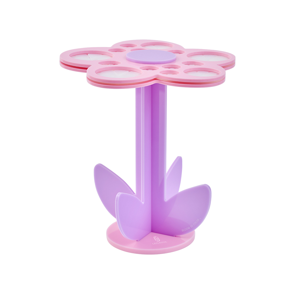 花花刷具晾乾架(粉紫)