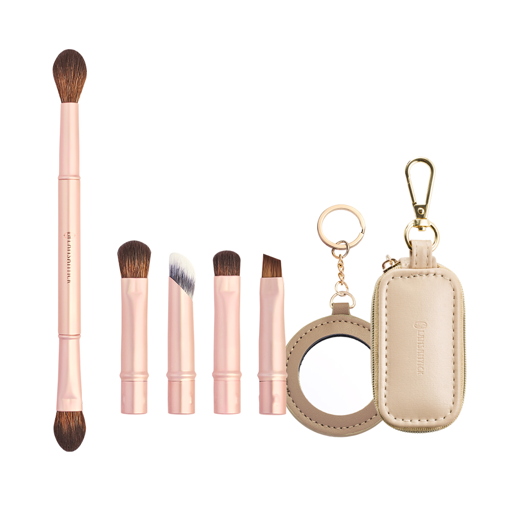 隨型刷CL!CK(眼影6刷頭組)-杏色,眼刷,隨型刷CL!CK,LSY,LAMSAMYICK,林三益刷具組dcard推薦