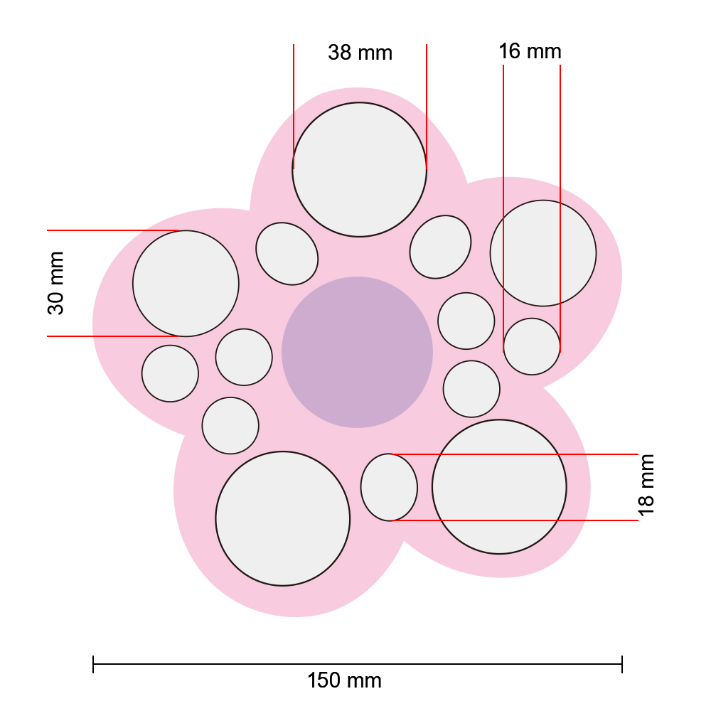 花花刷具晾乾架(粉紫),LSY,LAMSAMYICK,林三益刷具組dcard推薦,林三益刷具,林三益彩妝刷具