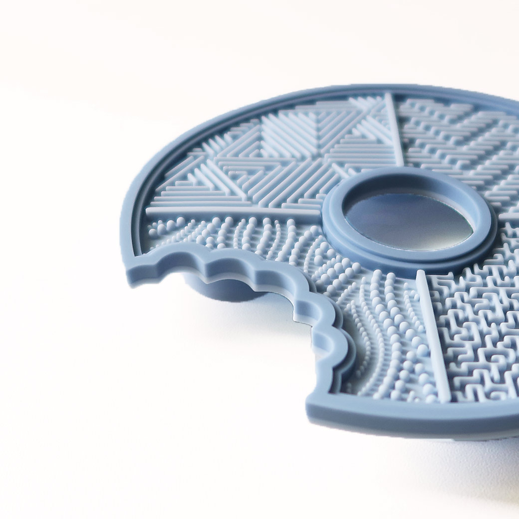 刷毛快速清潔盤組(刷具乾洗),極簡妝容,極簡,膏/液狀妝品,膏/液狀妝品適用,大藍