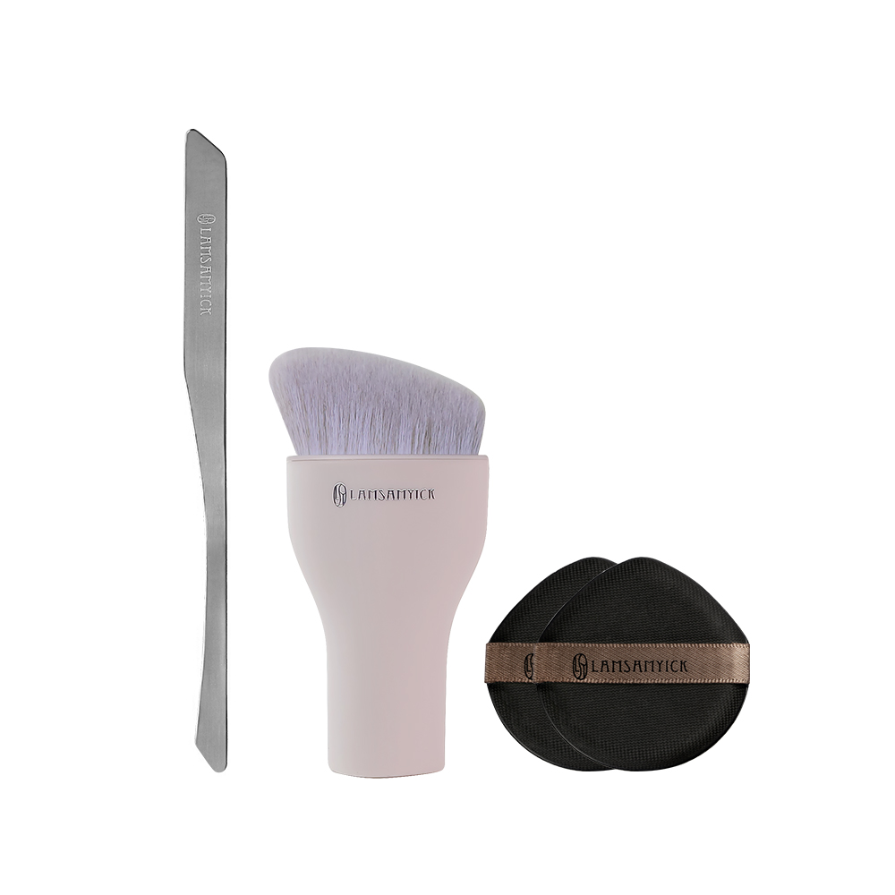 實現透美均勻底妝組(丁香紫)