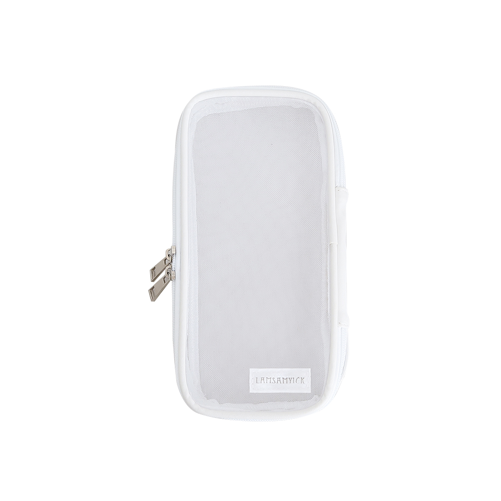 【福利品】網格妝品收納袋(白)