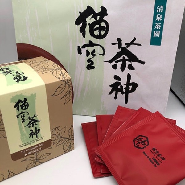 【貓空茶神】木柵鐵觀音茶茶包（15包/盒）3入組