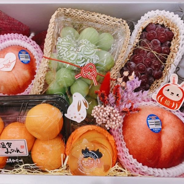 【專業農】 日美水蜜桃葡萄蜜柑果凍 禮盒｜ 中秋進口水果禮盒