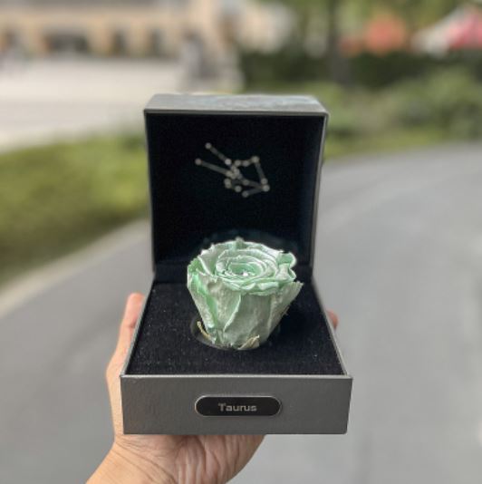 【Flower Plus】 Taurus 金牛座 | 單層永生花星座禮盒