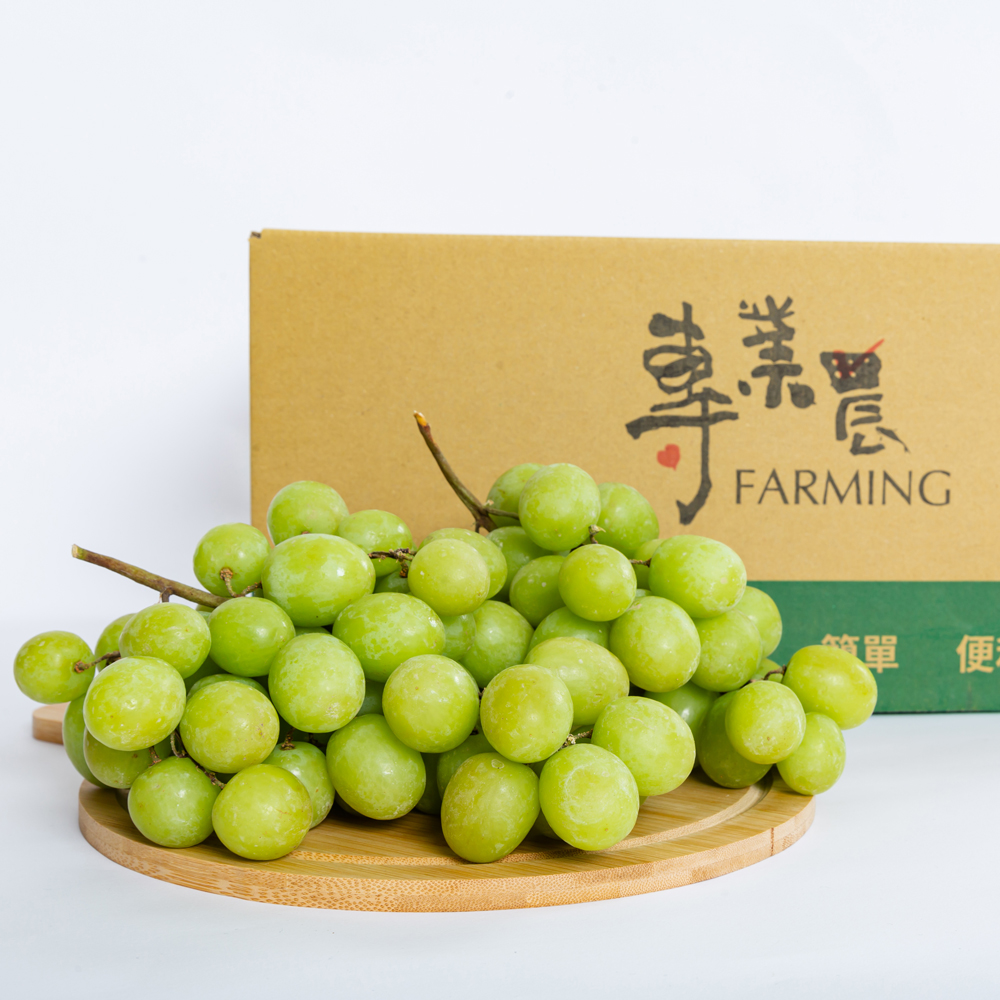 【買1送1】 專業農 頂級脆甜進口綠無籽葡萄