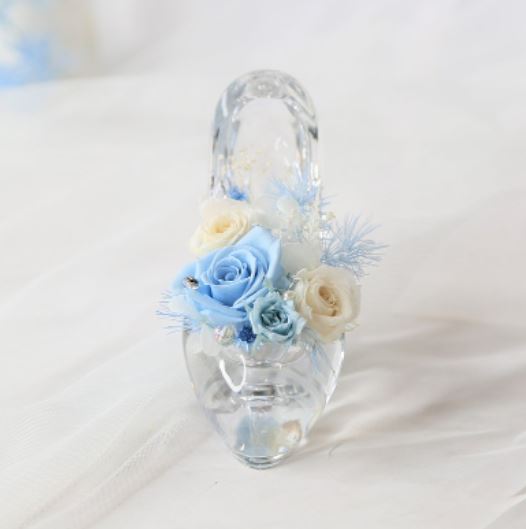 【Flower Plus】 水晶玻璃鞋 | 迪士尼公主系列