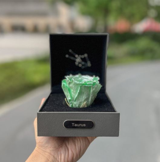 【Flower Plus】 Taurus 金牛座 | 單層永生花星座禮盒