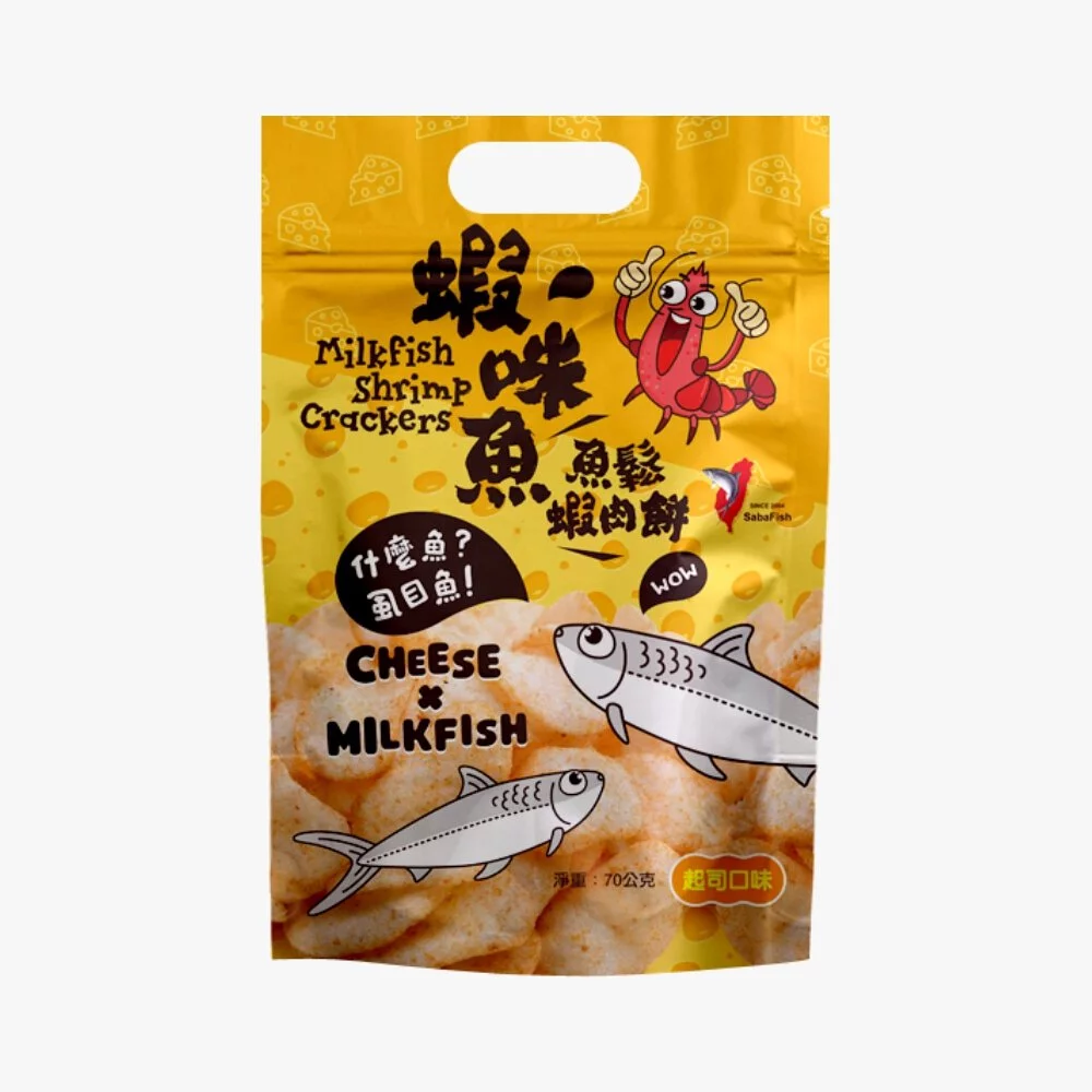 【府城館】蝦咪魚餅-魚鬆蝦餅 (起司/芥末各4包)