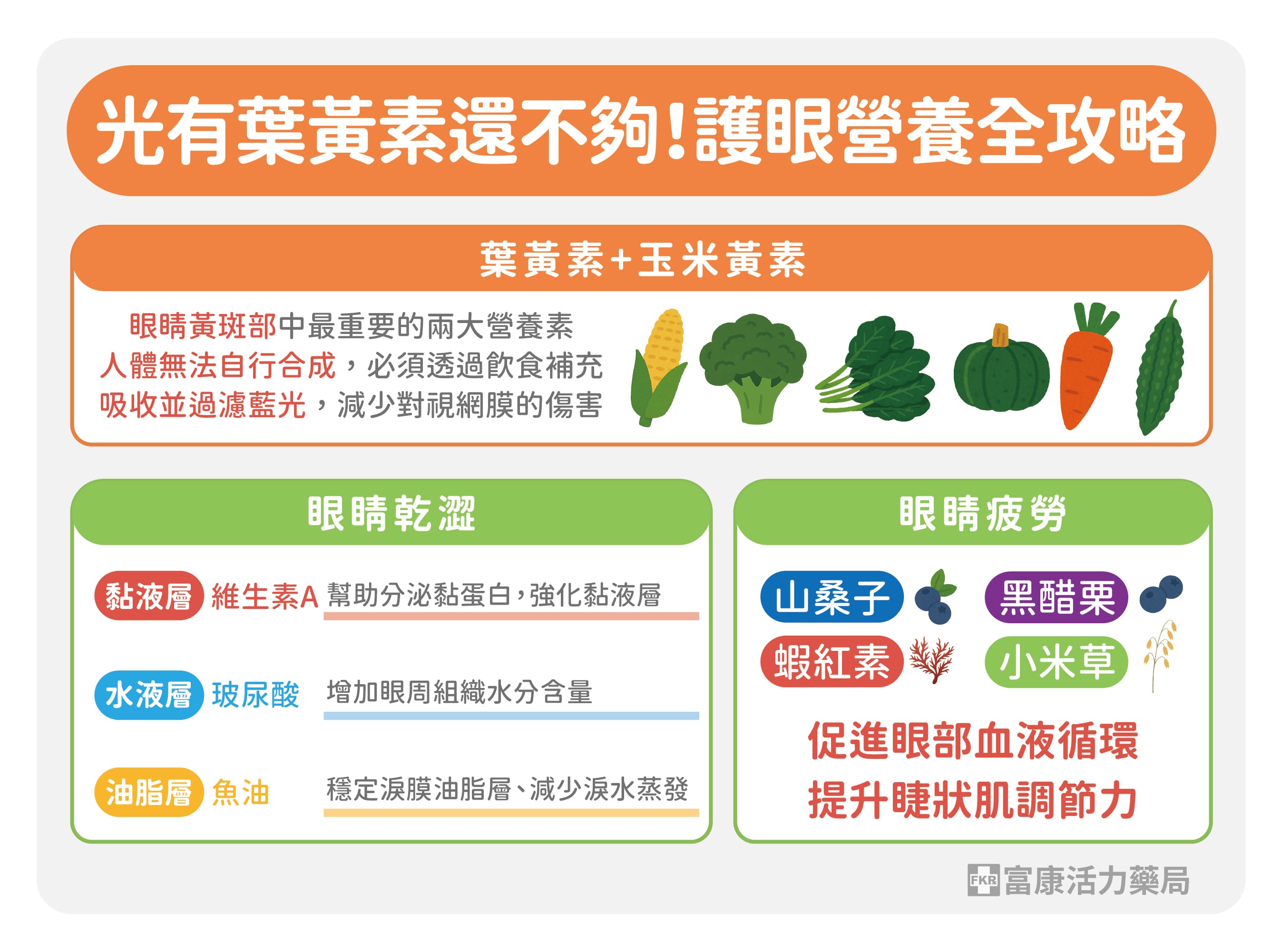 只吃葉黃素夠嗎,保護眼睛可以吃甚麼,眼睛乾要吃甚麼,眼睛疲勞要吃甚麼