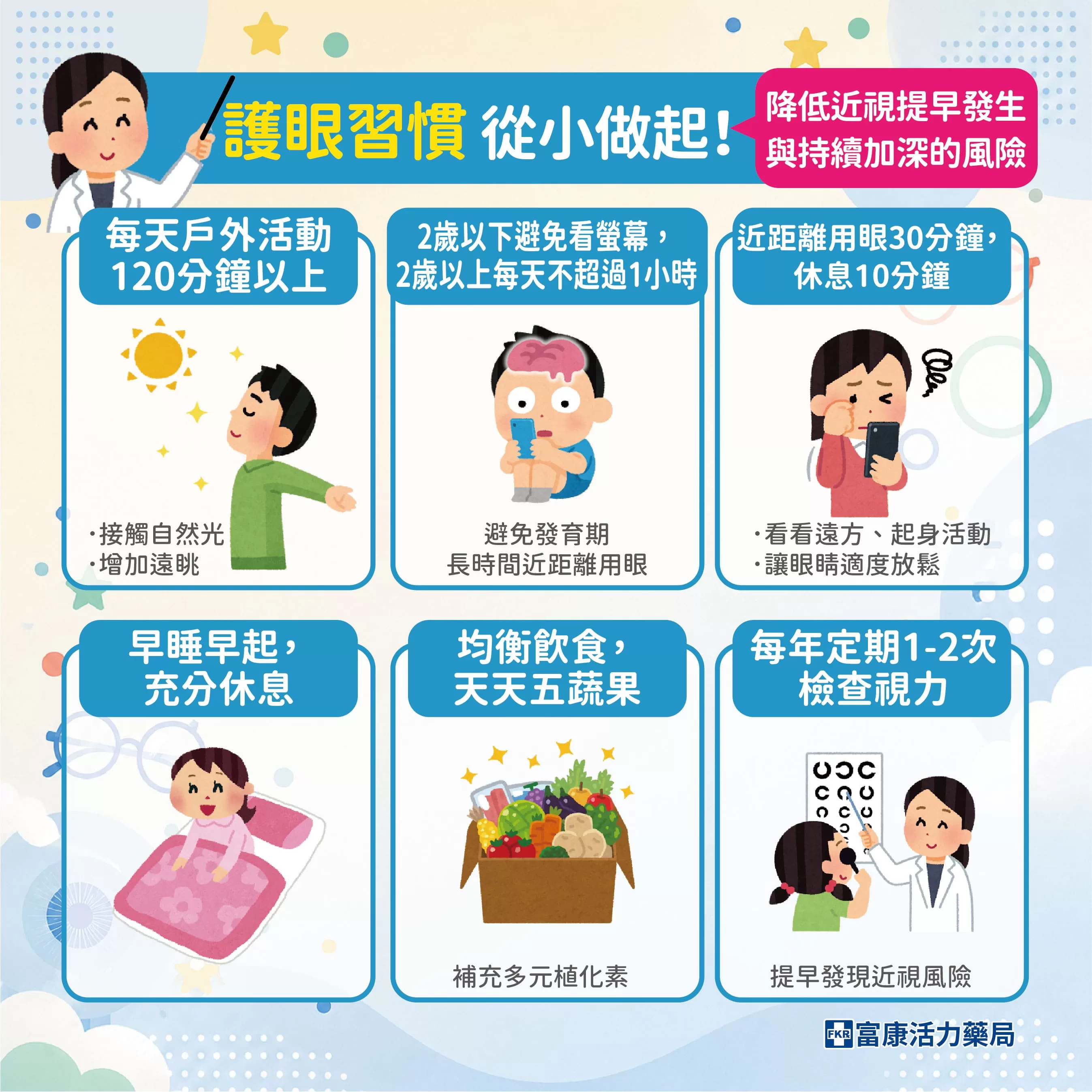 護眼習慣,兒童護眼,兒童預防近視