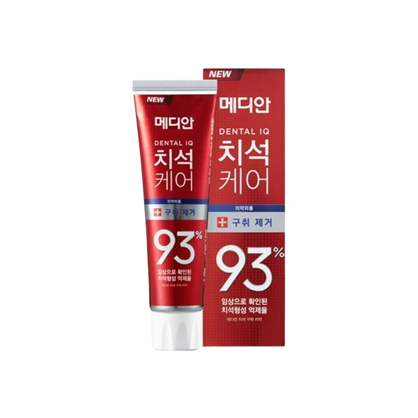 韓國Median 93%強效淨白去垢牙膏 牙垢口臭 120g
