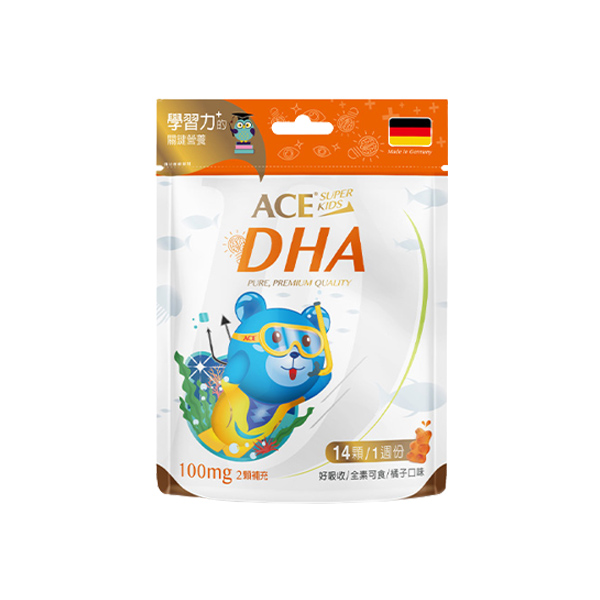 ACE SUPER KIDS DHA軟糖 14顆/袋