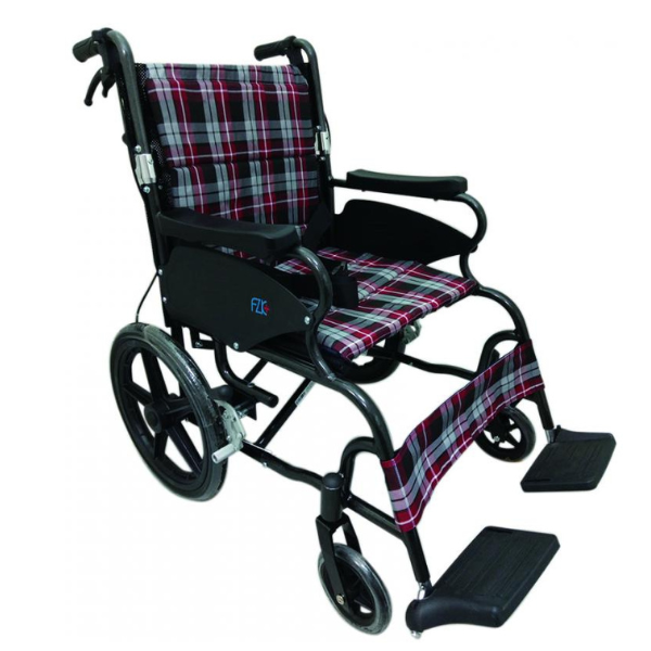 【富士康】鋁合金輕量款輪椅 小輪折背 FZK-351(安舒)