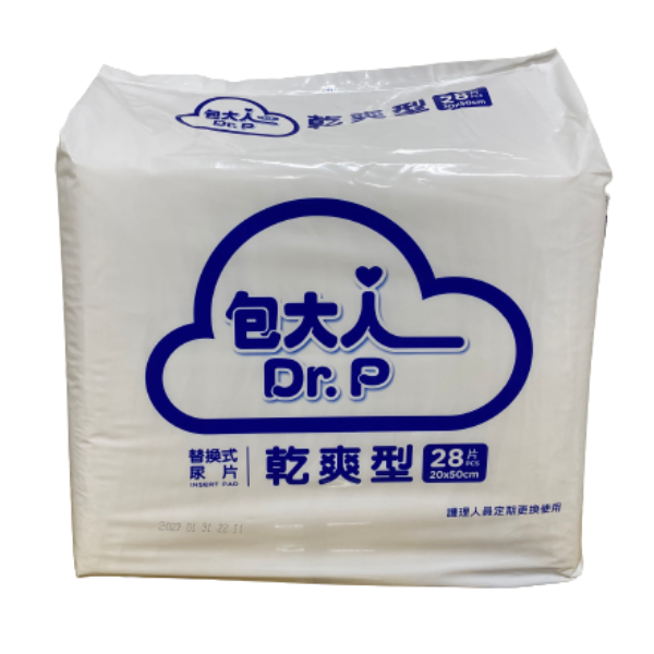 (箱購) 包大人 乾爽型替換式尿布 20x50cm (28片x12包)