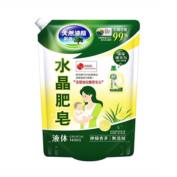 南僑 水晶肥皂液補充包 1.4kg