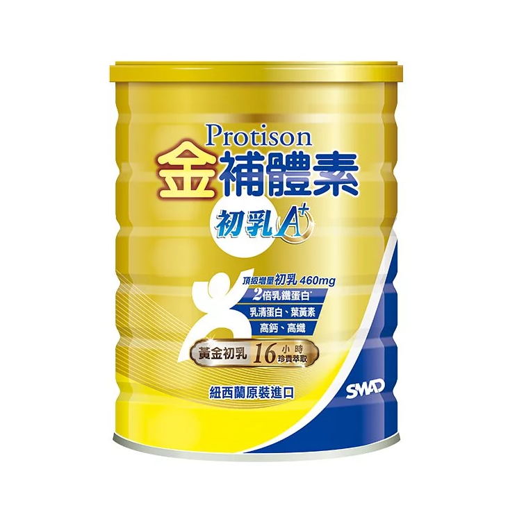 【系列奶粉 任2罐贈密封夾鏈袋】金補體素 初乳A+ 粉狀 780g
