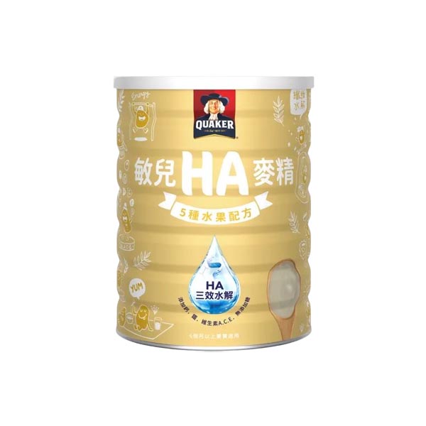 桂格 敏兒HA麥精 五種水果配方 700g