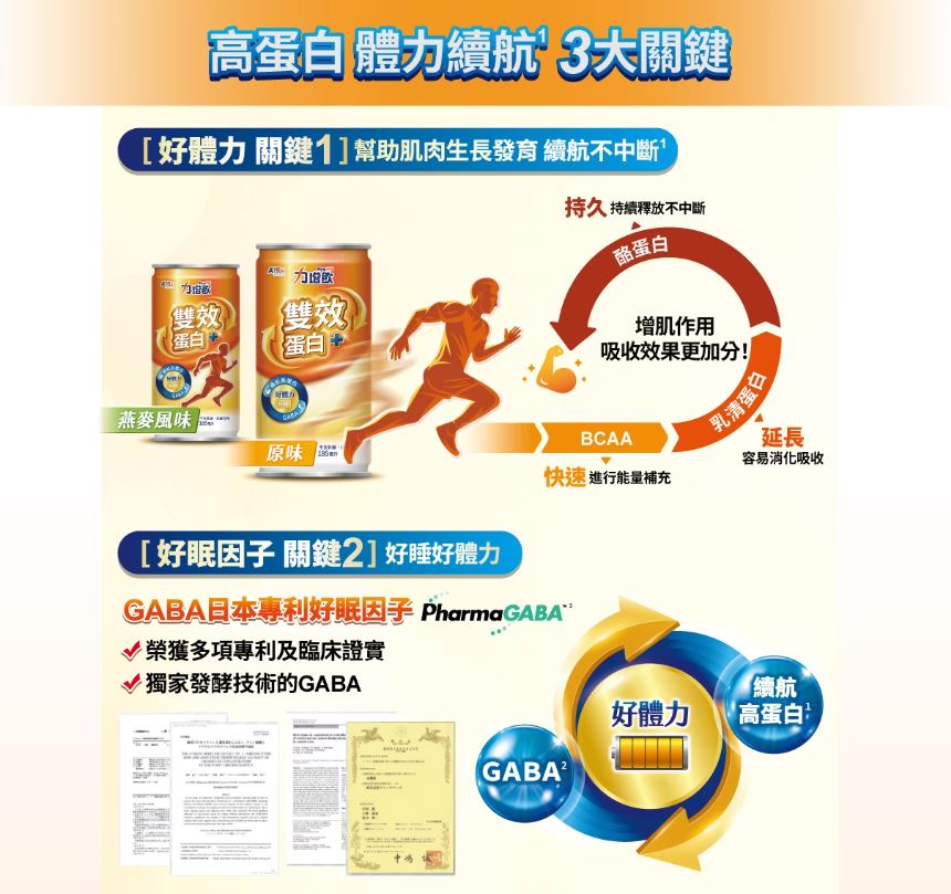 力增飲 雙效蛋白_燕麥風味 185mlx24罐 (箱購)
