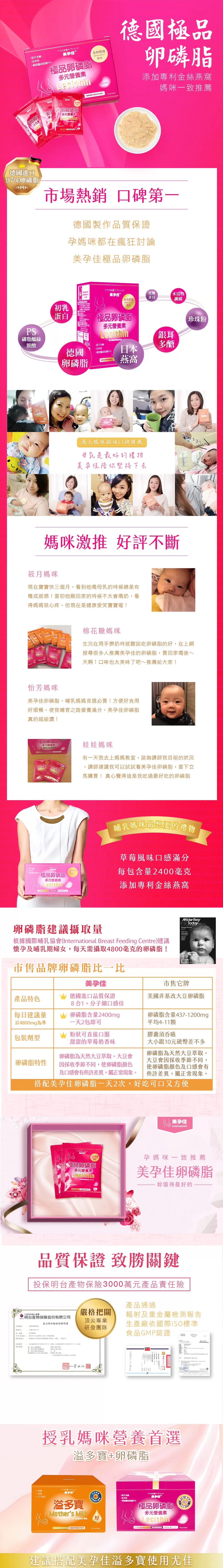 美孕佳 極品卵磷脂多元營養素 4g 30包/144包