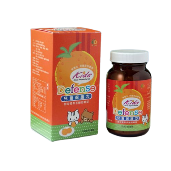 兒童保護力 酵母葡聚多醣咀嚼錠 (橘子/草莓)口味 80錠