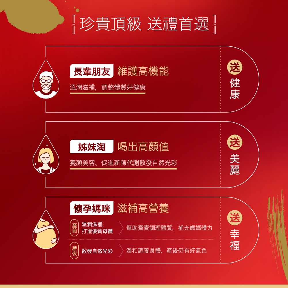 白蘭氏 冰糖經典燕窩禮盒 (42gx瓶)_5入/盒