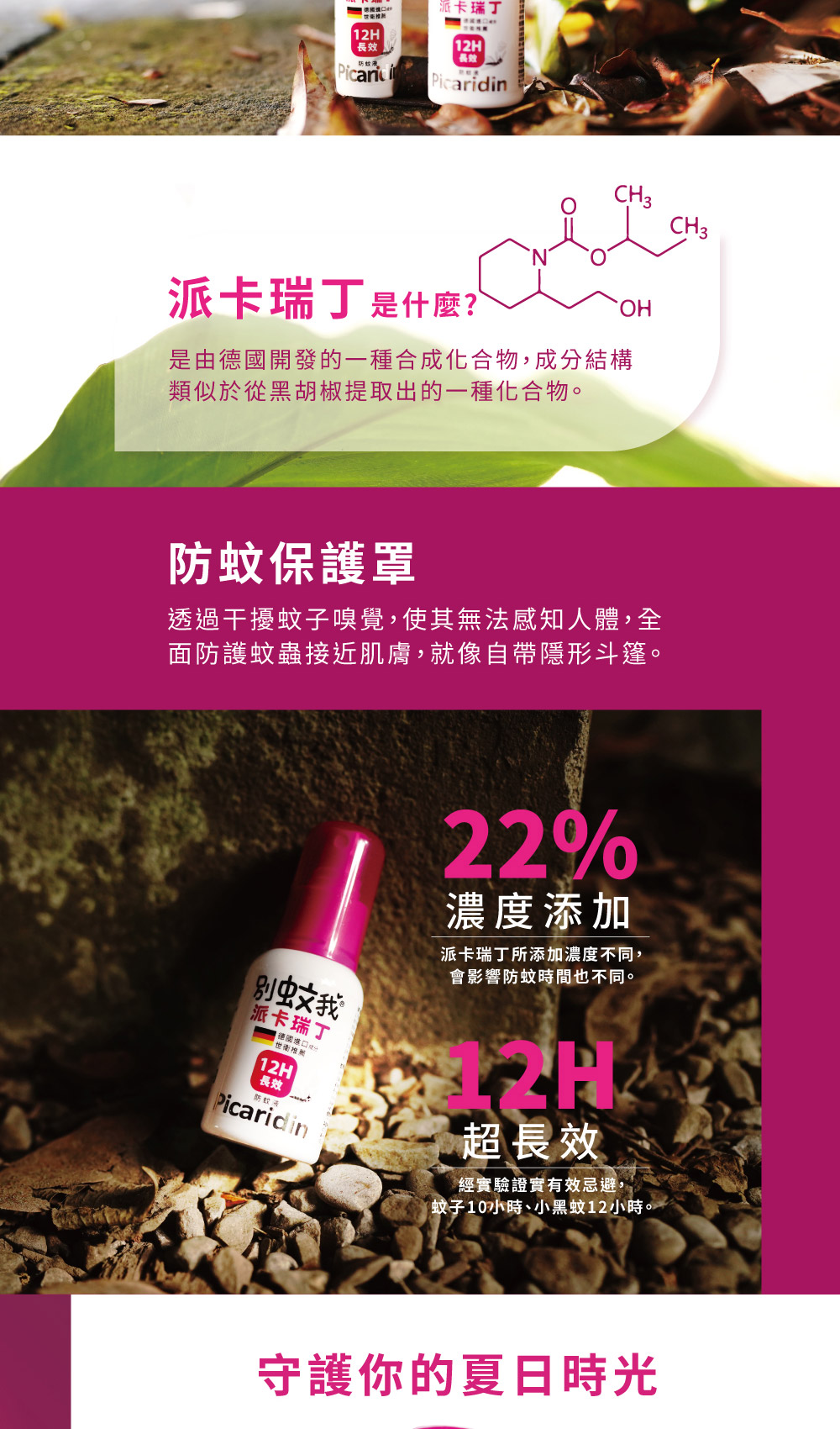別蚊我派卡瑞丁12H長效防蚊液 25ml