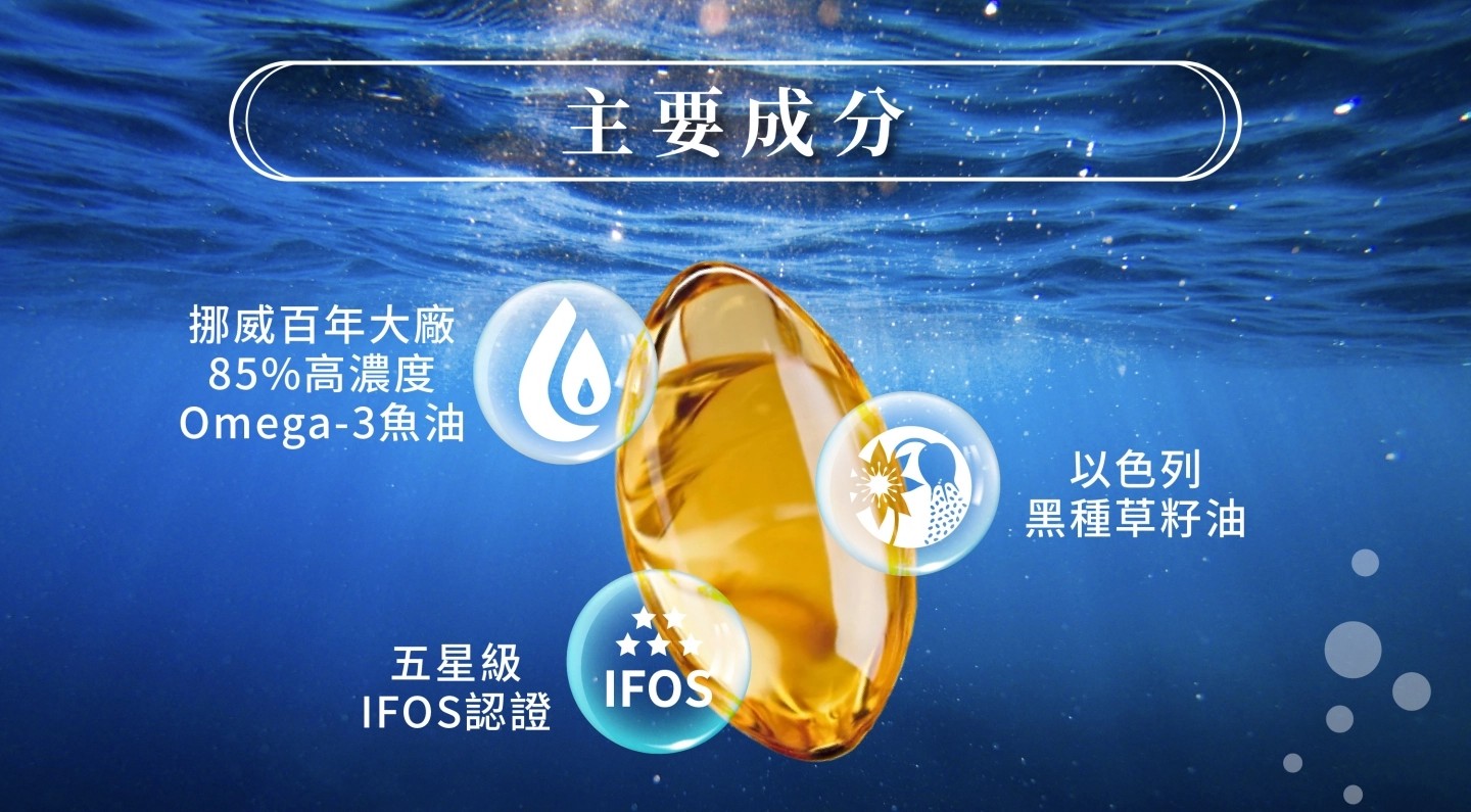 橙心 高速抗 高單位魚油軟膠囊 60錠