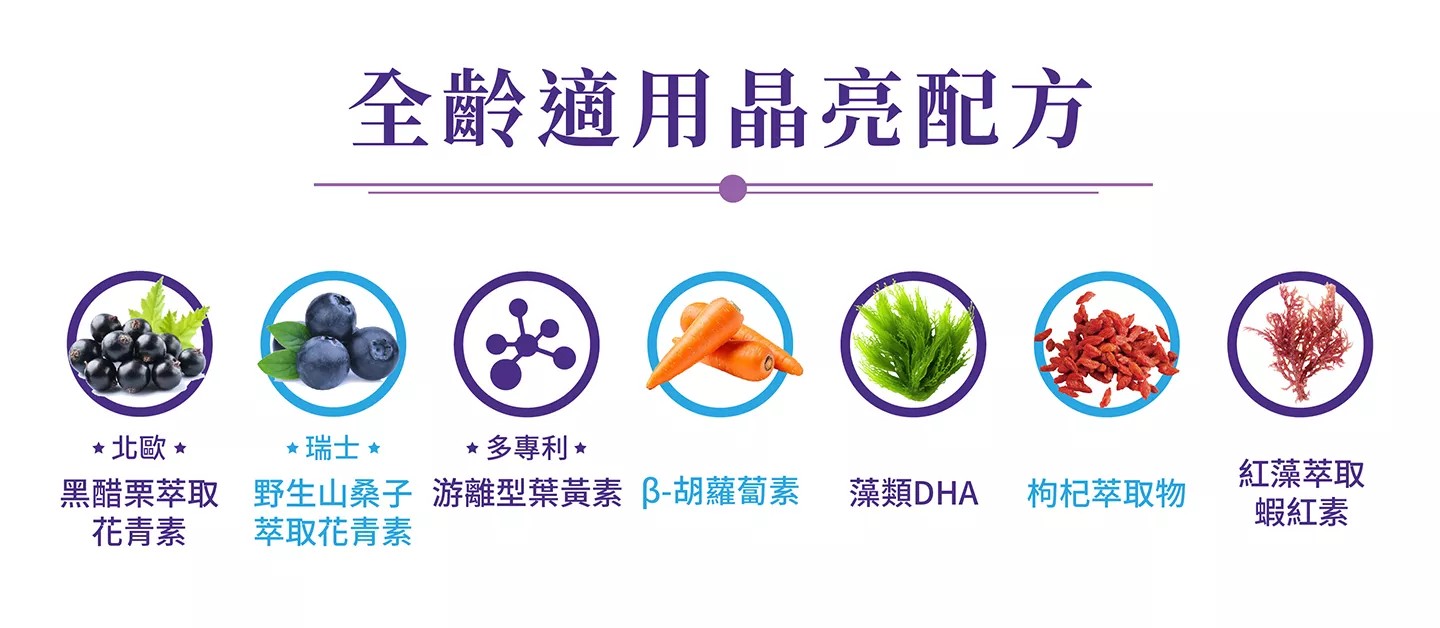 橙心 視界亮葉黃素粉包_兒童適用(黑醋栗口味) 1.5gx30包