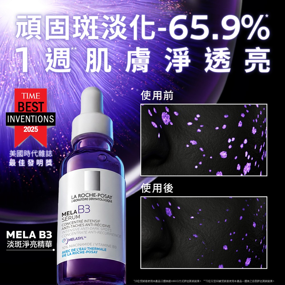 【任2件75折 滿額贈好禮】理膚寶水 MELA B3淡斑淨亮精華 30ml/50ml,去斑點,淡斑精華,淡斑,理膚B3,系列滿$999贈善存益生菌*4包
