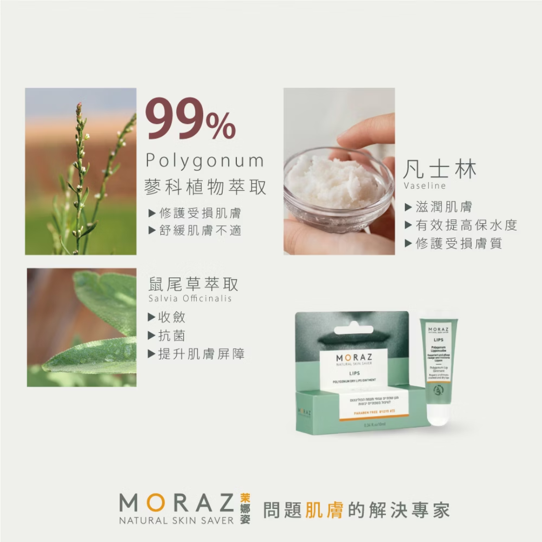 Moraz茉娜姿 修護唇膏(經典版) 10ml,U60260004,Moraz茉娜姿修護唇膏(經典版)10ml,有效期限2026.09.30,肌膚相關,唇部保養