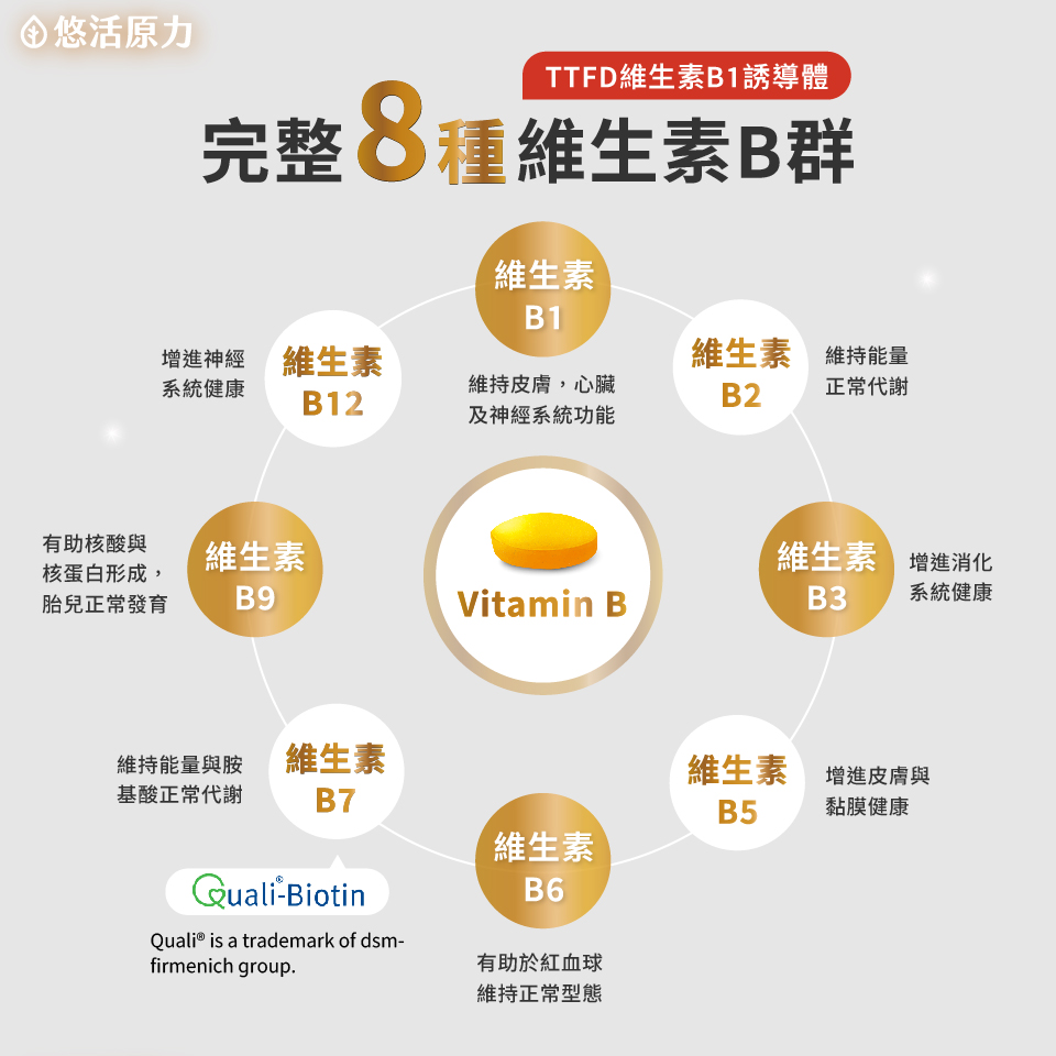 YOHO悠活原力 維生素B群長效緩釋錠 60錠/瓶