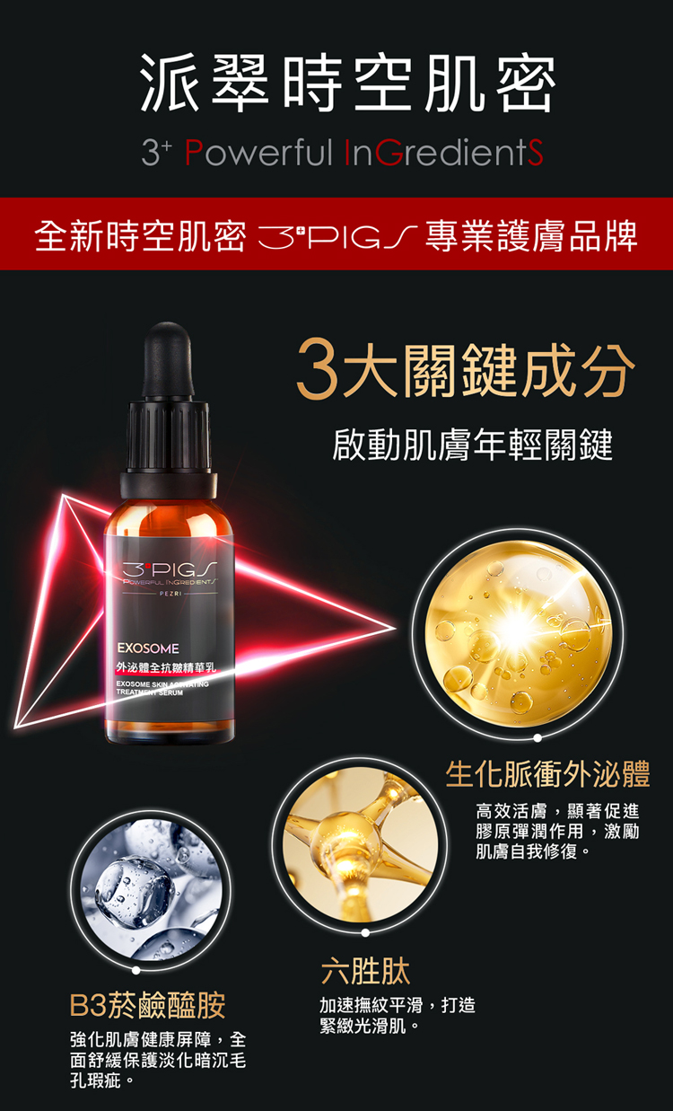 【送造型拍拍燈或存錢筒】PEZRI派翠 外泌體全修復安瓶 10ml*2瓶