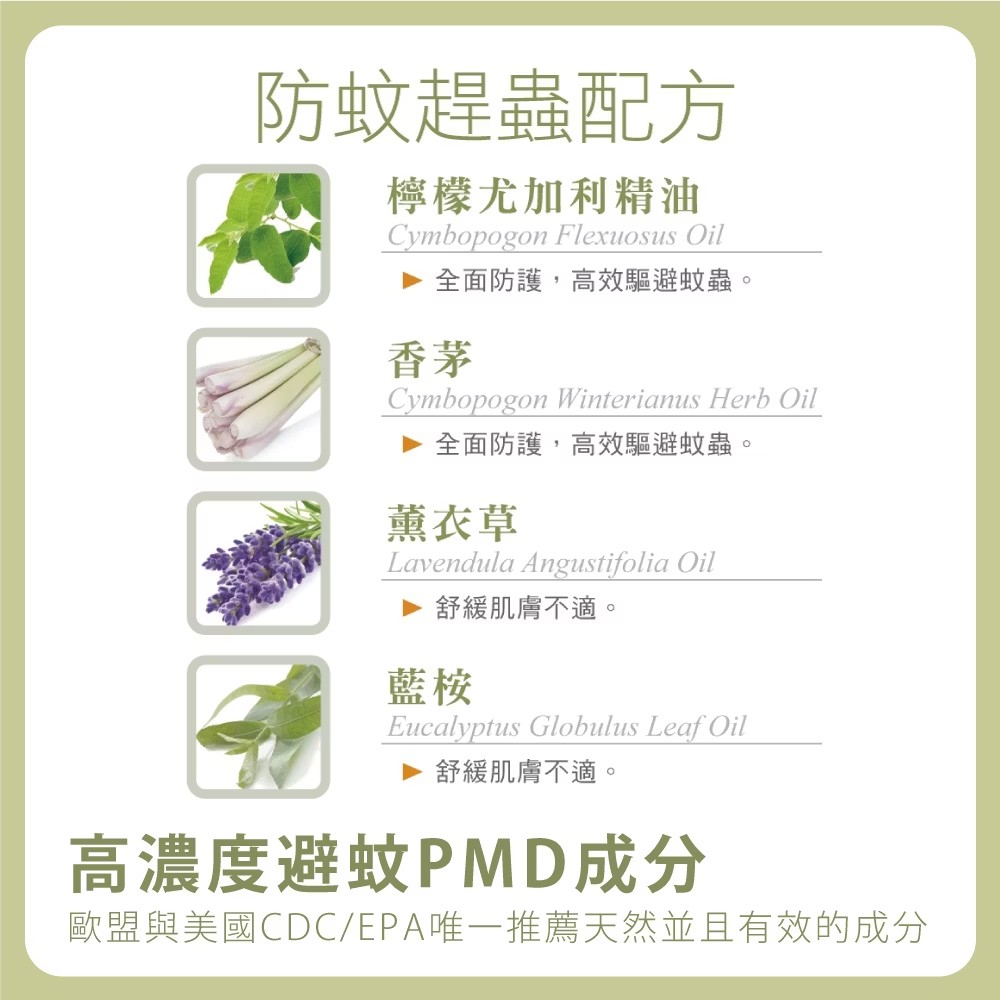 Moraz茉娜姿 尤加利草本精油驅蚊凝露 50ml (加贈噴霧30ml)