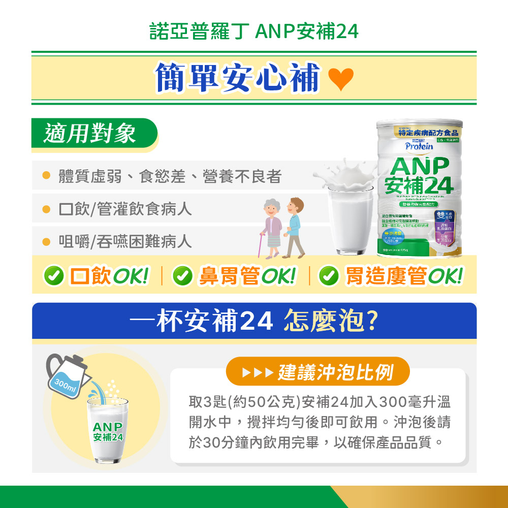 諾亞普羅丁 安補24營養均衡完整配方 900g/罐,諾亞24,諾亞安補,安補,均衡,營養奶粉