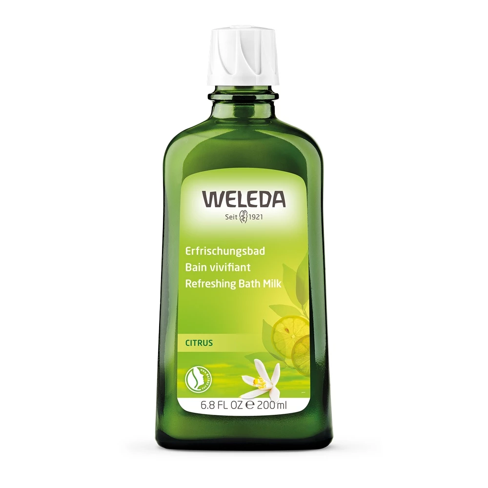 WELEDA薇蕾德 柑橘清新保濕泡澡乳 200ml,▲效期2026.08.31▲,U61440002,WELEDA薇蕾德柑橘清新保濕泡澡乳200ml,福利專區,08004180