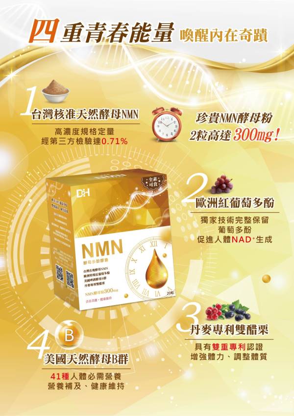 DH  NMN酵母多酚 20粒
